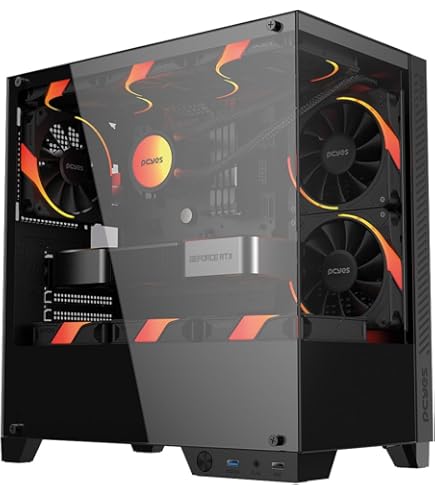 EVGA DG-77 Matte Black Mid-Tower, 3 lados de vidro temperado